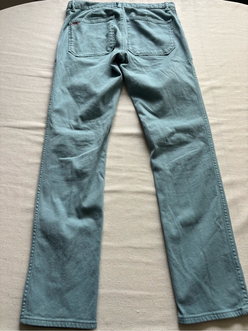 ba&sh Blue Mid Rise Straight Leg Jeans Size 6 | Parisian Casual - Picture 6 of 15